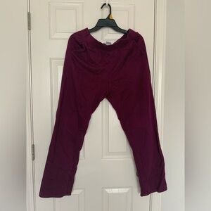 NWOT Women's Time and Tru Burgundy Track Pants